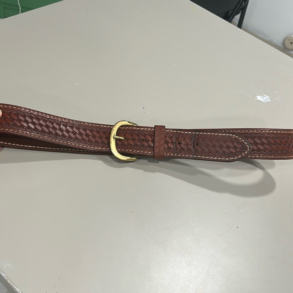Cabela’s Brand Leather Belt size 38 at smallest and 42 on last hole